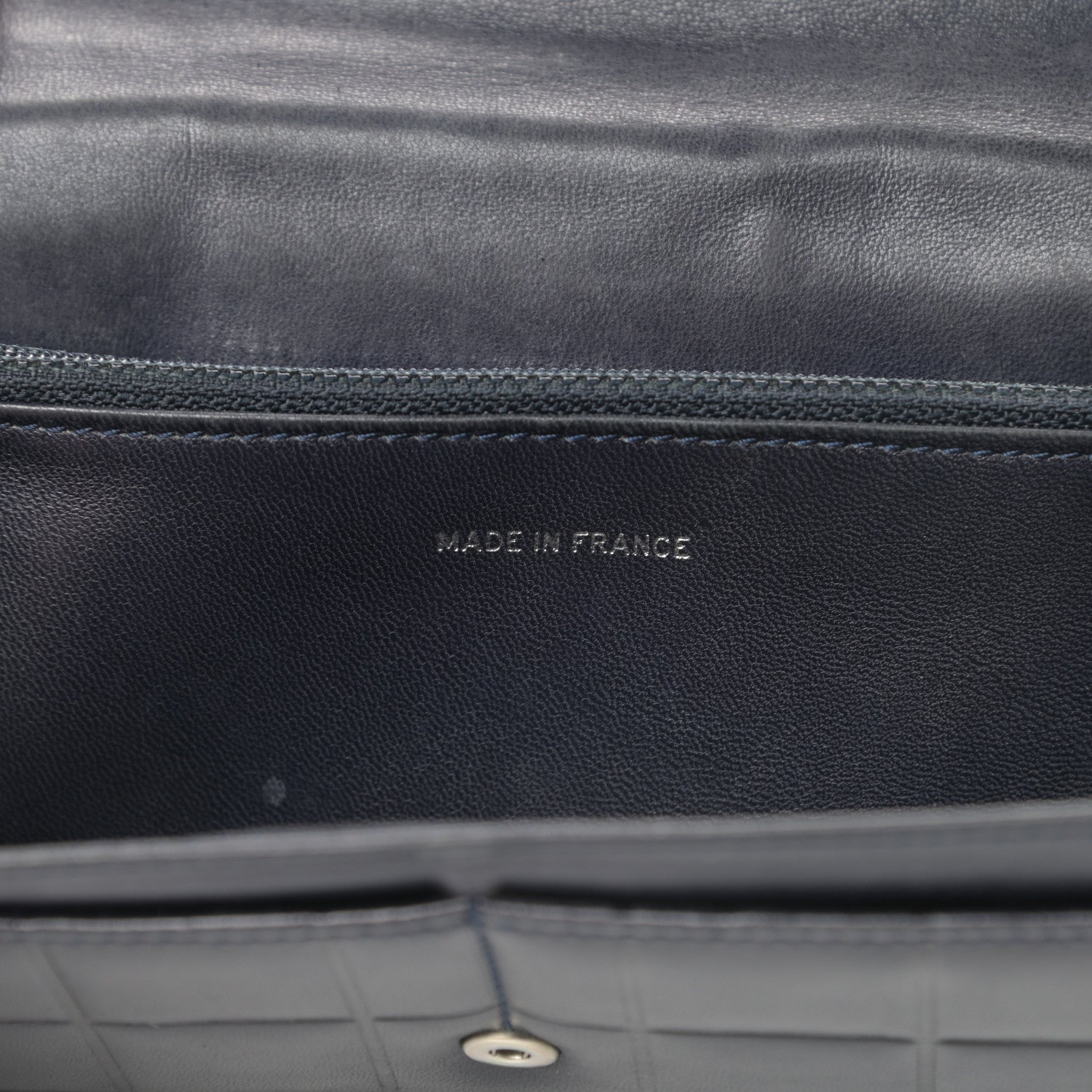 Chanel Lambskin Quilted Chocolate Bar Long Wallet Black 7 of 13