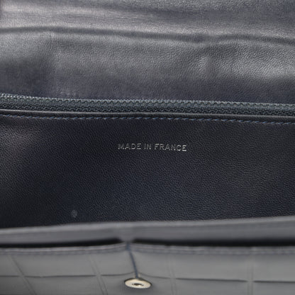 Chanel Lambskin Quilted Chocolate Bar Long Wallet Black 7 of 13