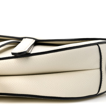 Christian Dior Grained Calfskin Saddle Bag With Strap Latte 10 of 12