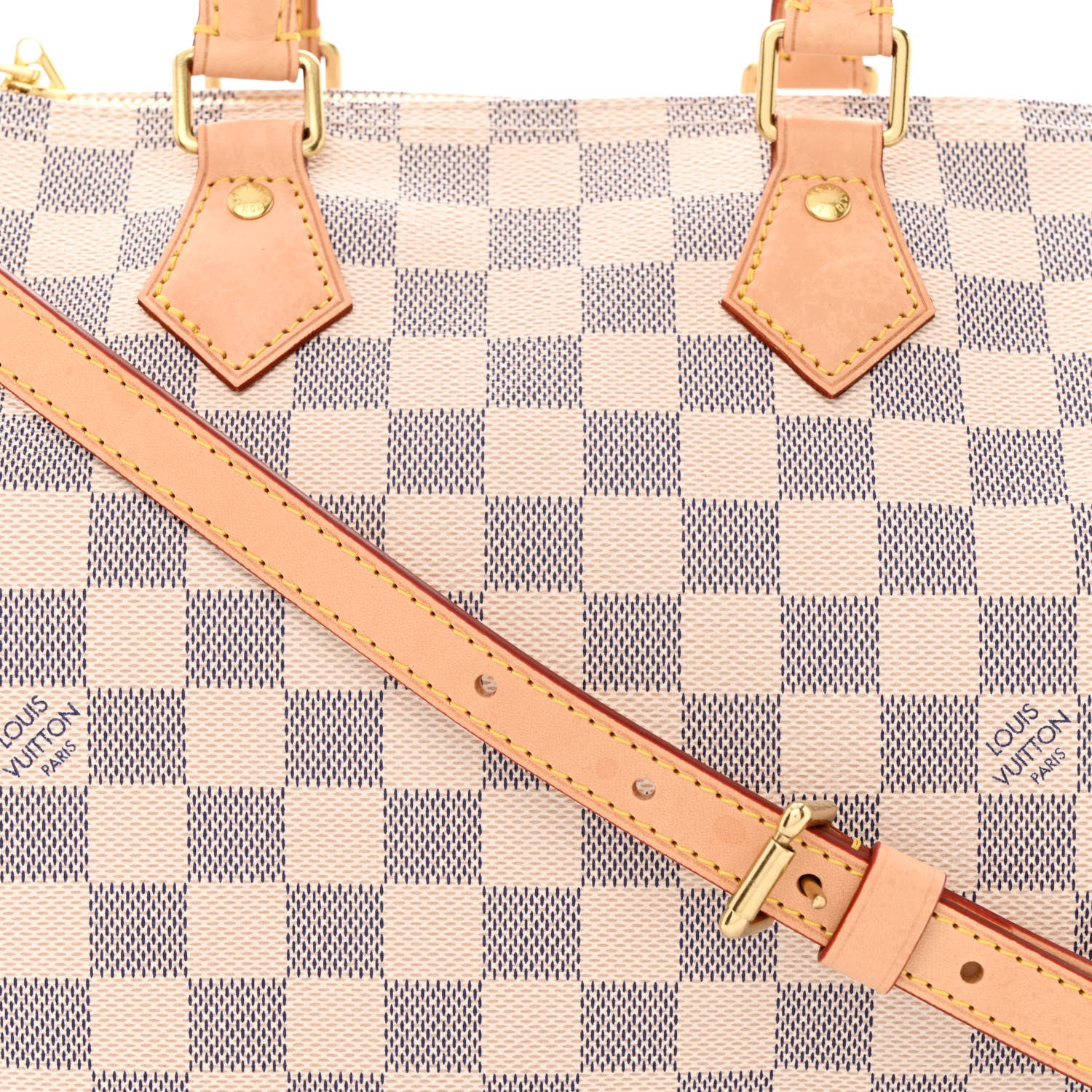 Louis Vuitton Damier Azur Speedy Bandouliere 25 7 of 10