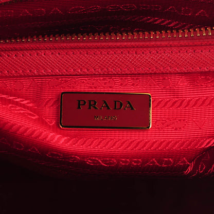 Prada Saffiano Lux Bowler Fuoco 8 of 10