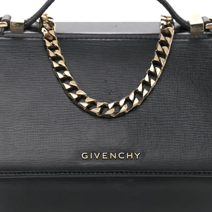 Givenchy Textured Calfskin Mini Pandora Box Chain Crossbody Bag Black 7 of 11