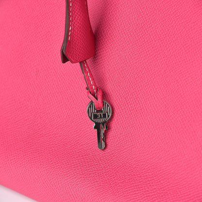 Hermes Epsom Candy Birkin 35 Rose Tyrien Rubis 31 of 33