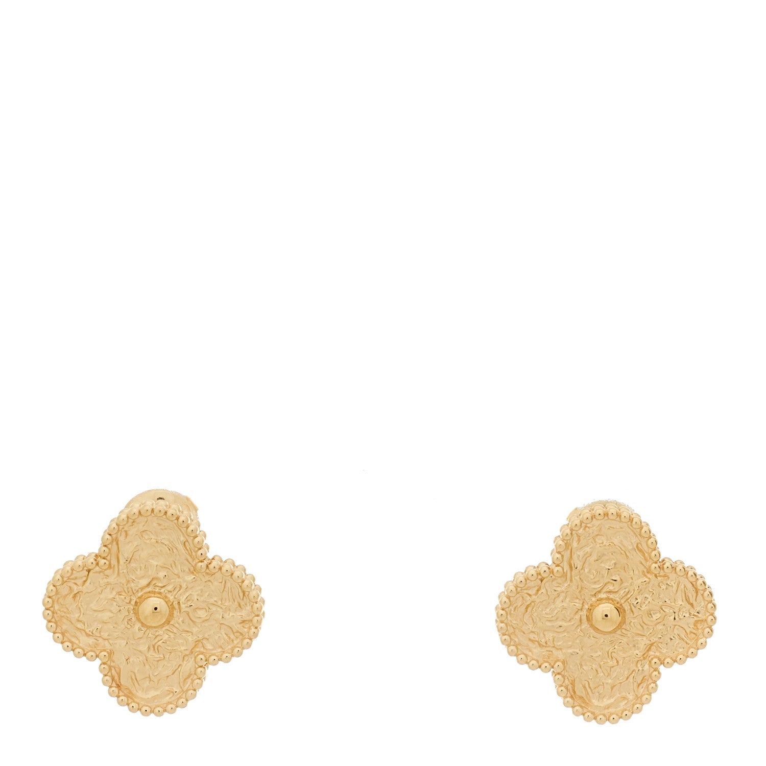 Van Cleef & Arpels 18K Yellow Gold Magic Alhambra Earrings 1 of 5