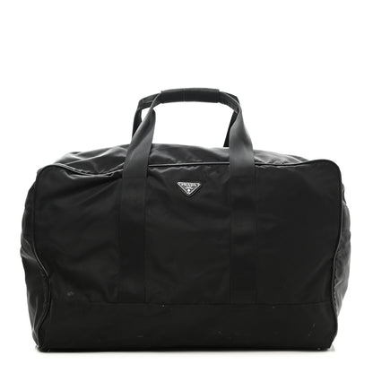 Prada Tessuto Nylon Saffiano Viaggio Duffle Black 1 of 14