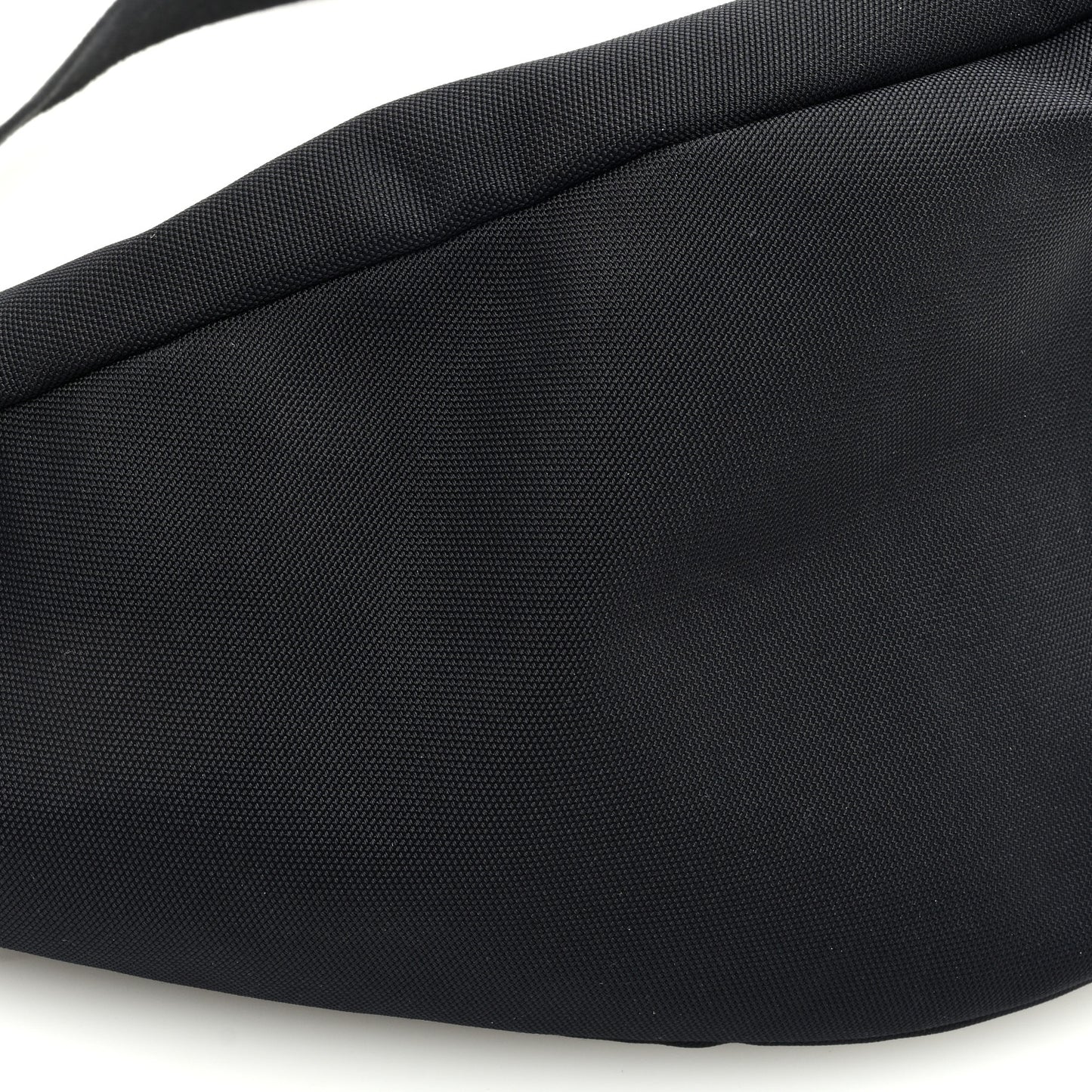 Nylon Small Slouchy Banana Bag Black
