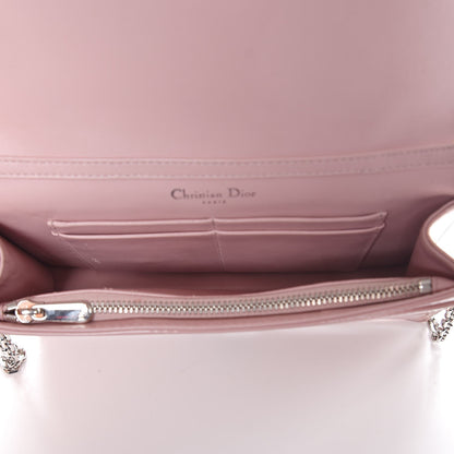 Christian Dior Patent Cannage Lady Dior Wallet On Chain Rose Clair 5 of 7