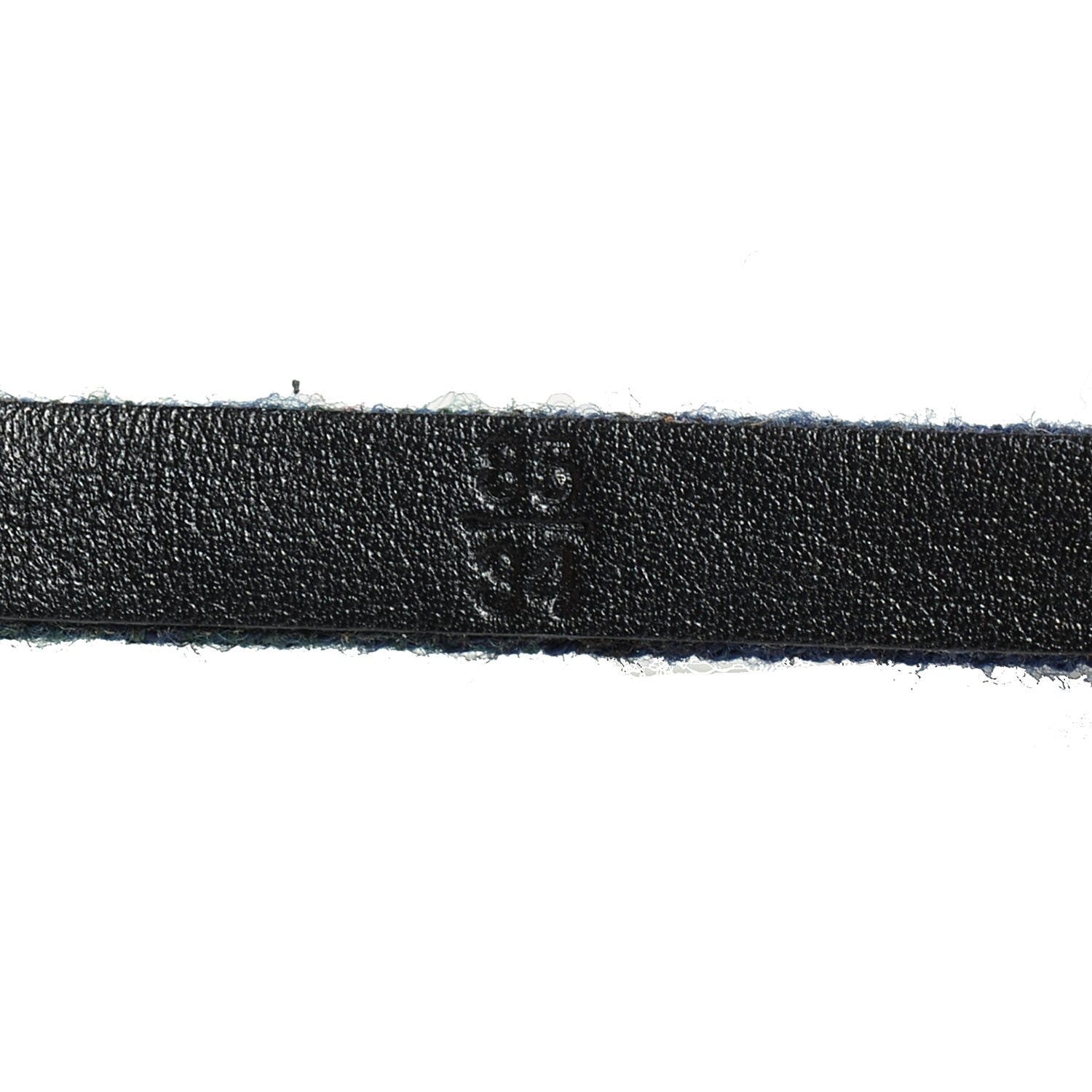Chanel Wool CC Logo Skinny Belt 85 34 4 of 8