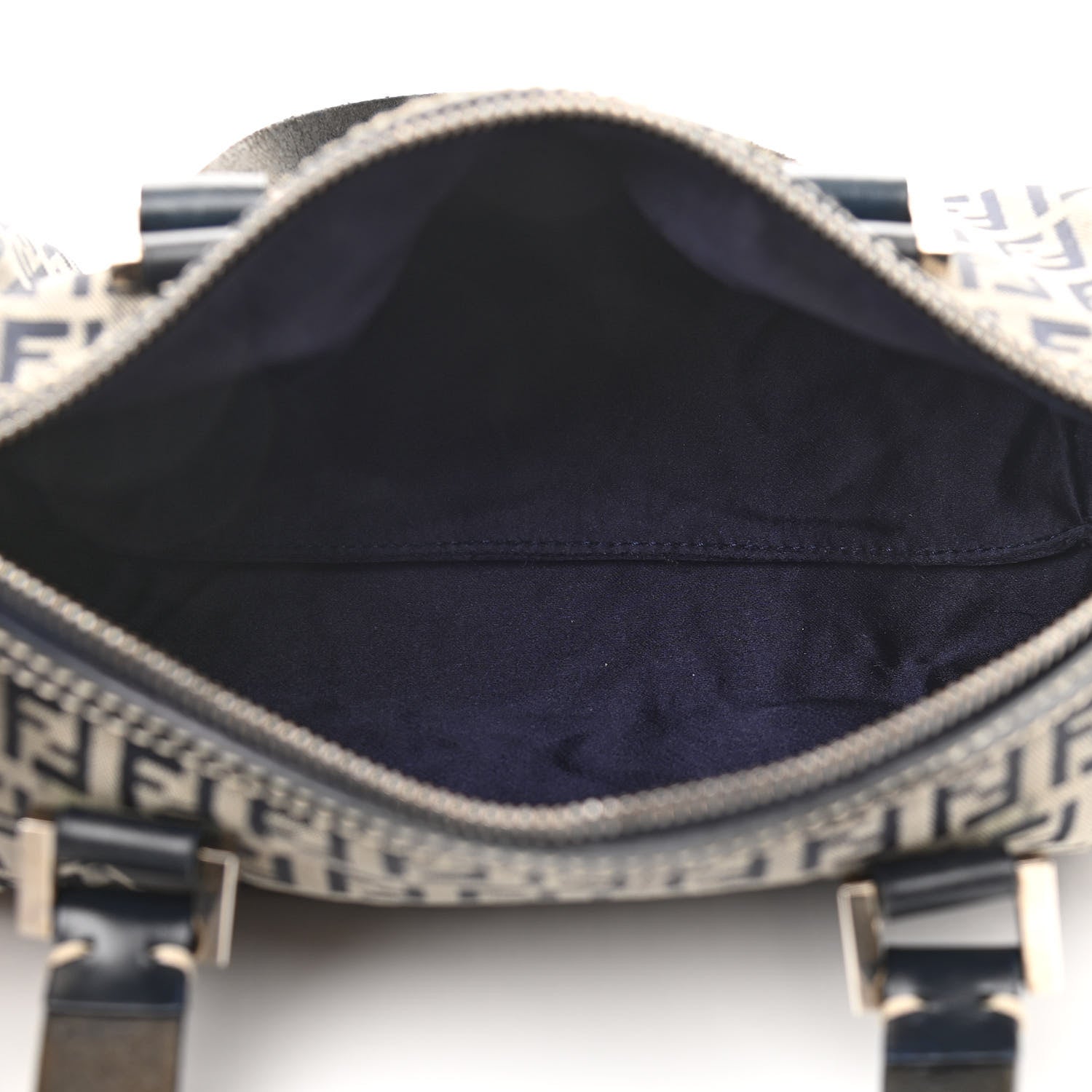 Fendi Zucca Boston Navy 4 of 13