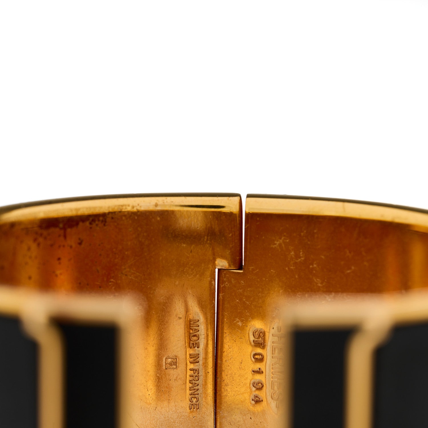 Hermes Enamel Extra Wide Clic Clac H Bracelet GM Black 4 of 4