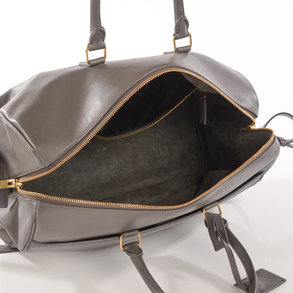 Saint Laurent Calfskin Classic Duffle 12 Fog 5 of 7