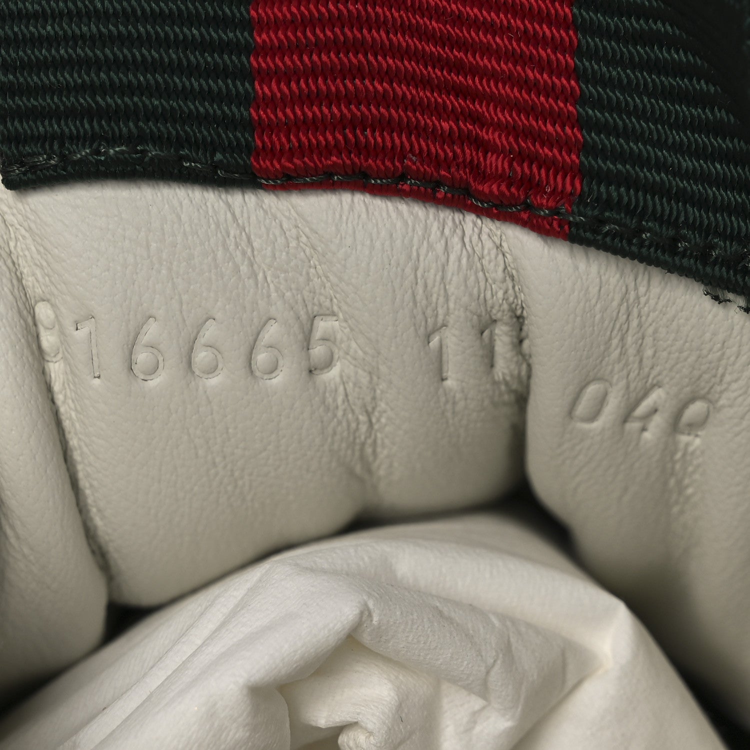Gucci GG Supreme Monogram Womens Re-Web Sneakers 11.5 White 10 of 11
