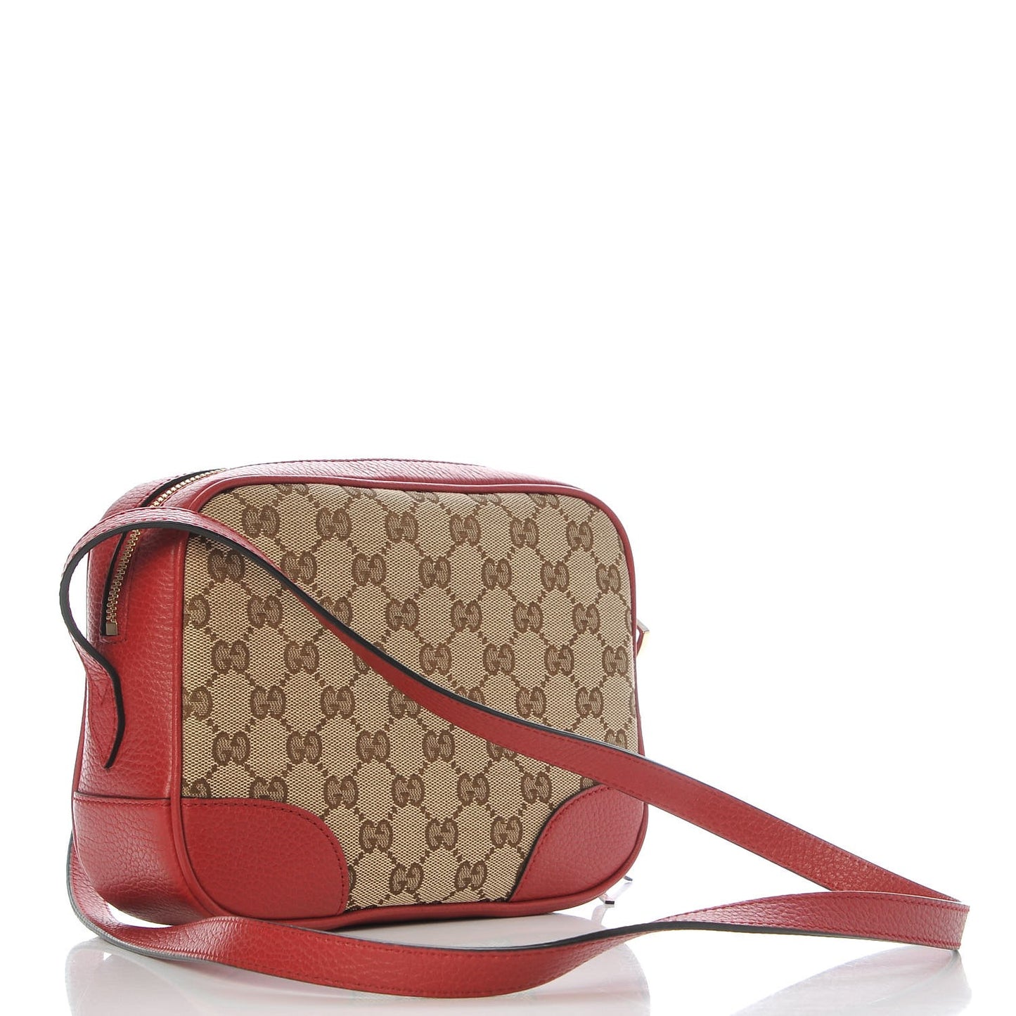 Monogram Mini Bree Messenger Bag Red