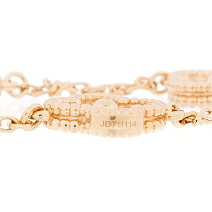 Van Cleef & Arpels 18K Rose Gold 6 Motifs Sweet Alhambra Bracelet 5 of 6