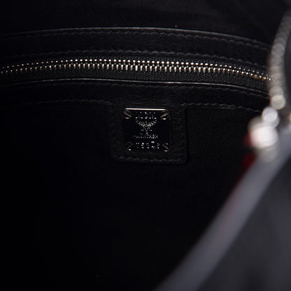 MCM Calfskin Ottomar Monogram Medium Klara Hobo Black 10 of 10