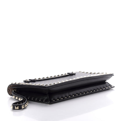 Valentino Garavani Nappa Rockstud Wristlet Clutch Black 4 of 8