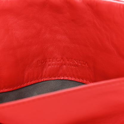 Bottega Veneta Nappa Intrecciato Mini Chain Messenger Red 9 of 11