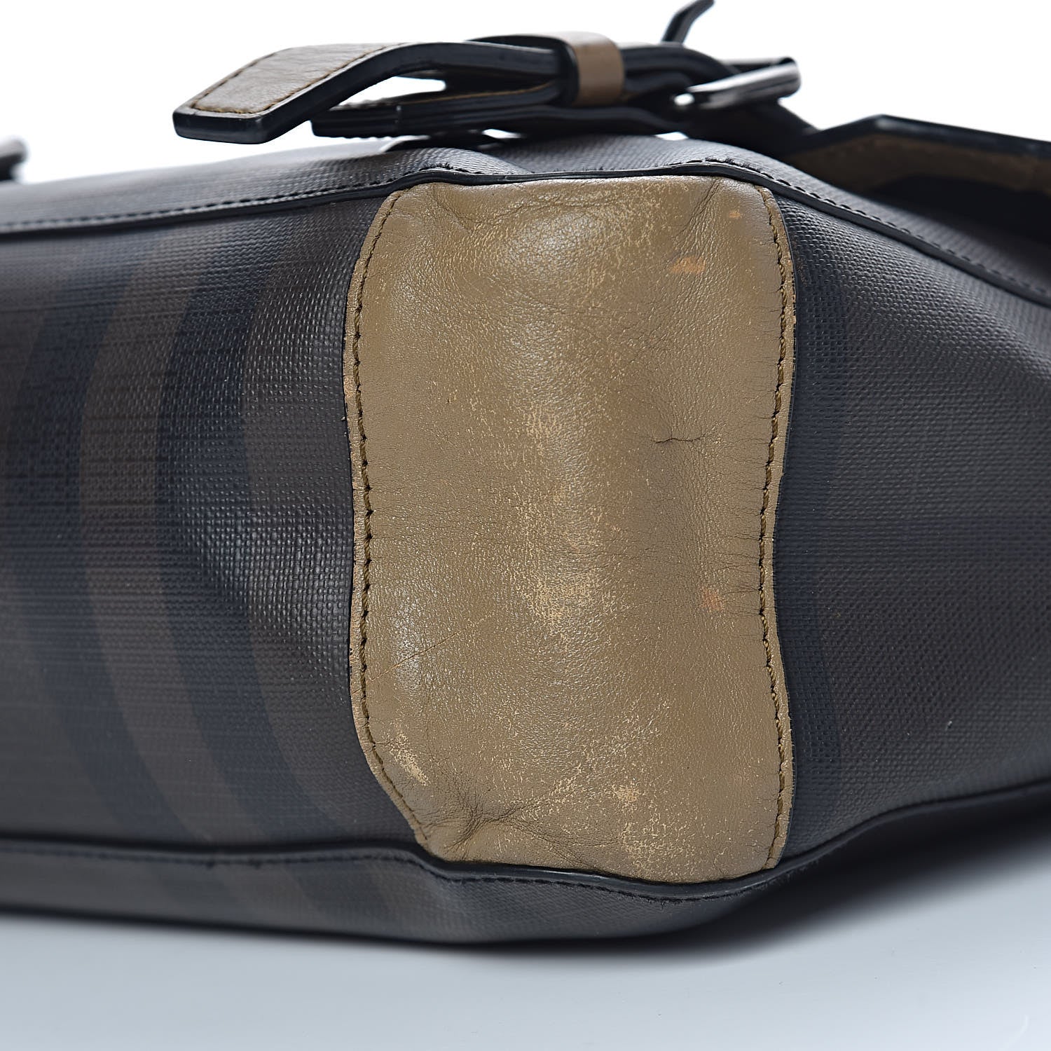 Burberry Smoked Check Grifford Messenger Bag Brown 15 of 18