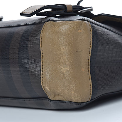 Burberry Smoked Check Grifford Messenger Bag Brown 15 of 18