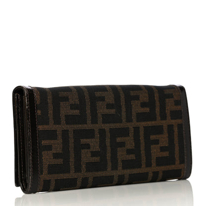 Fendi Zucca Continental Wallet Tobacco 3 of 15