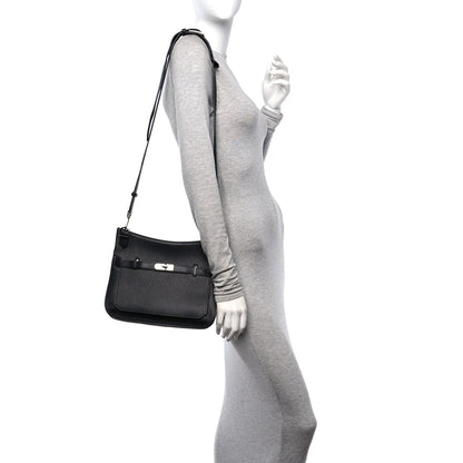 Hermes Taurillon Clemence Jypsiere 28 Black 2 of 10