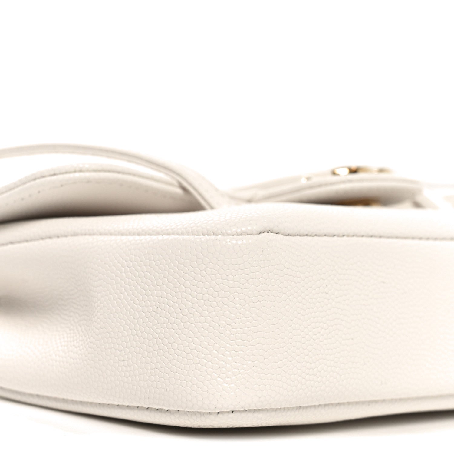 Chanel Shiny Caviar Mini Preppy Coco Shoulder Bag White 9 of 11