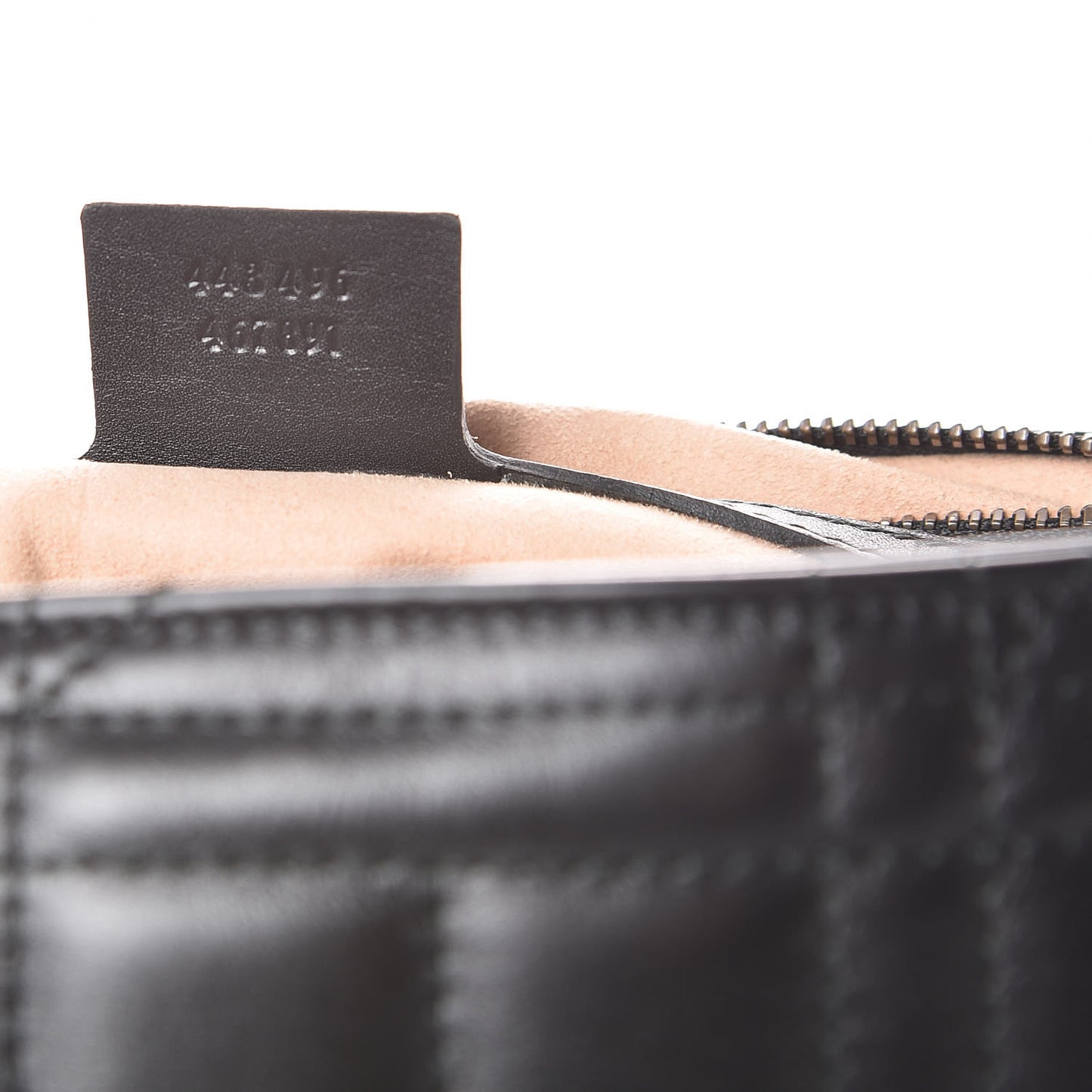 Calfskin Matelasse Studded Medium GG Marmont Shoulder Bag Black