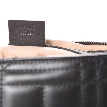 Gucci Calfskin Matelasse Studded Medium GG Marmont Shoulder Bag Black 7 of 13