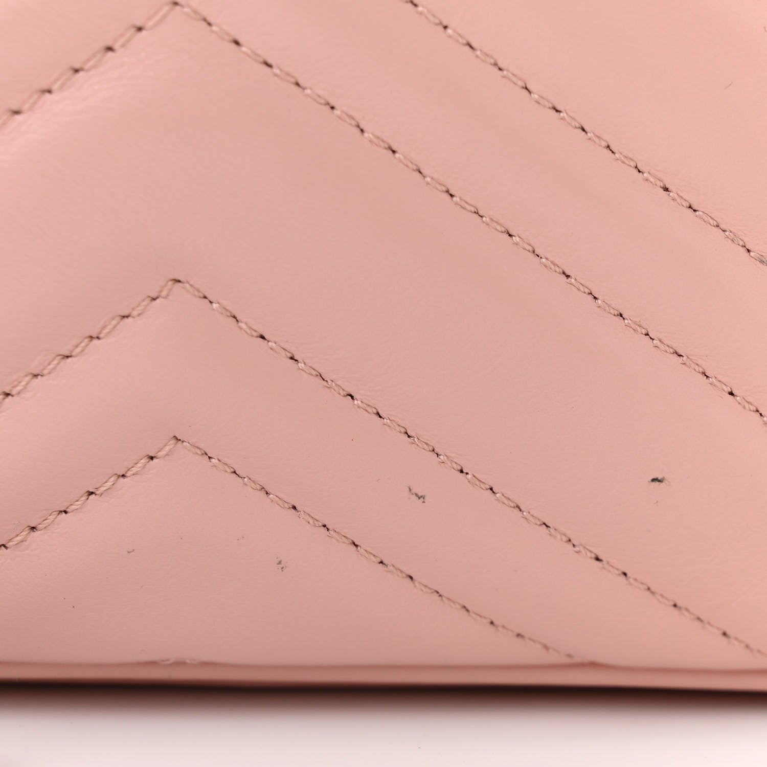 Gucci Calfskin Matelasse Small GG Marmont Chain Shoulder Bag Perfect Pink 12 of 13