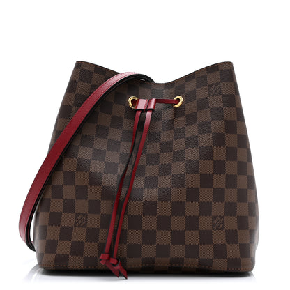 Louis Vuitton Damier Ebene Neonoe MM Cherry Berry 1 of 10