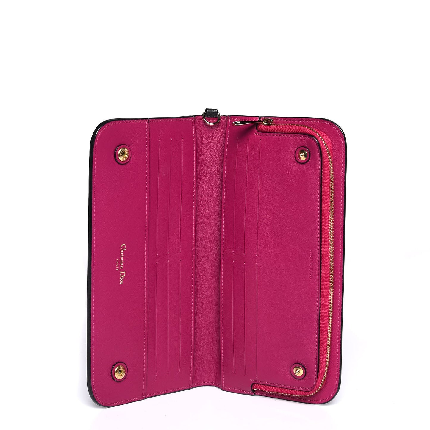 Calfskin Diorissimo Wallet Black