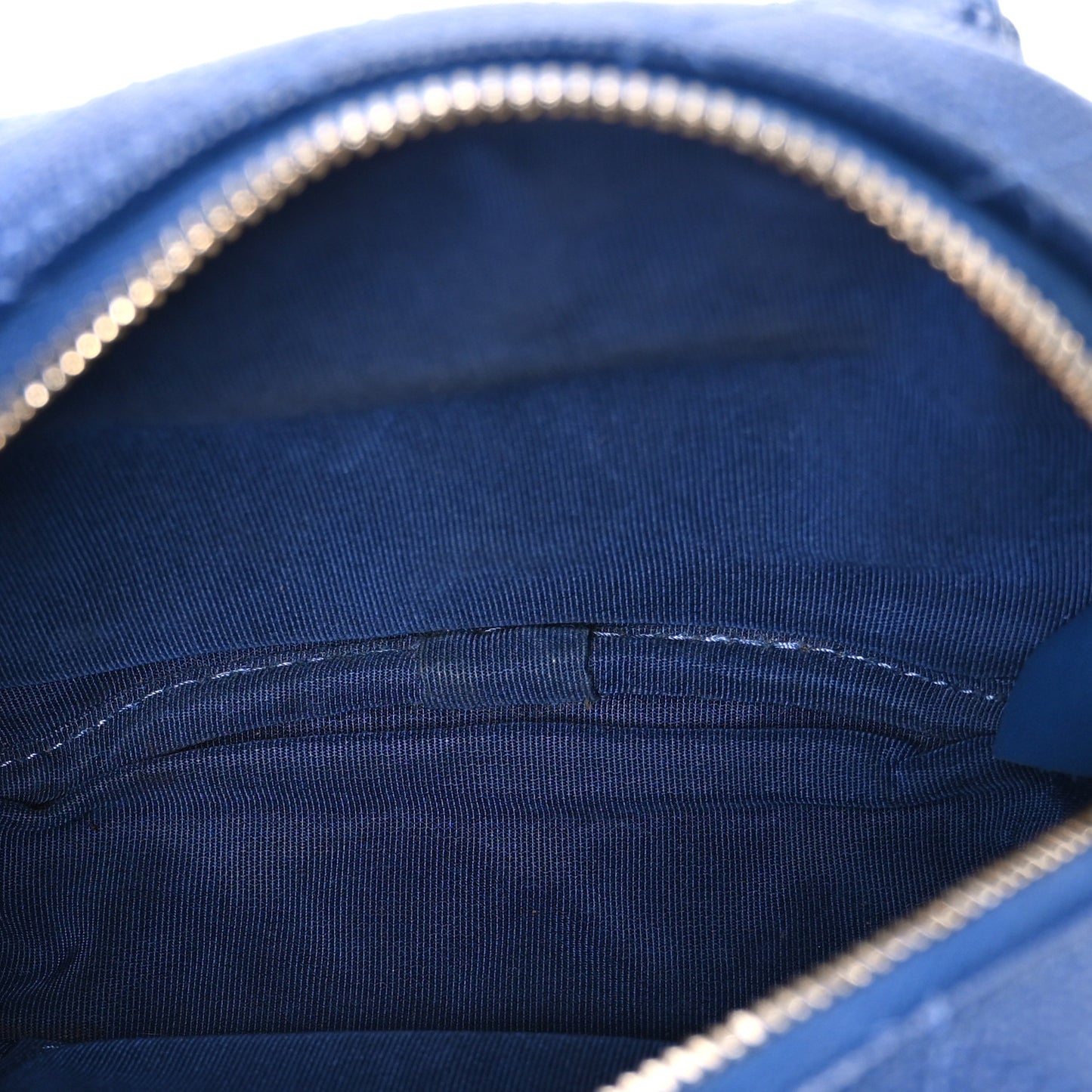 Caviar Quilted CC Day Camera Case Blue