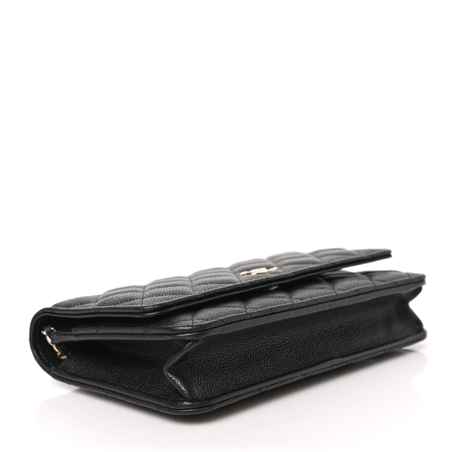 Chanel Caviar Quilted Tiny CC Wallet On Chain WOC Black 4 of 9