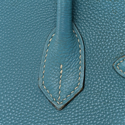Hermes Togo Birkin 30 Blue Jean 13 of 22
