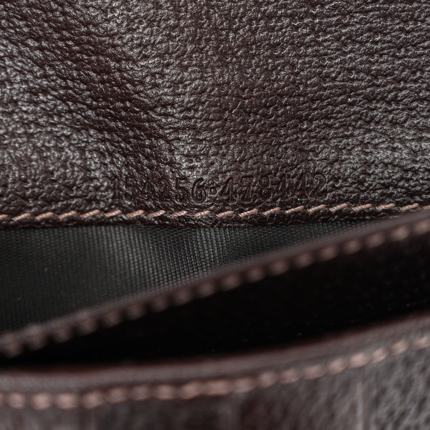 Gucci Monogram Abbey Continental Wallet Dark Brown 8 of 12