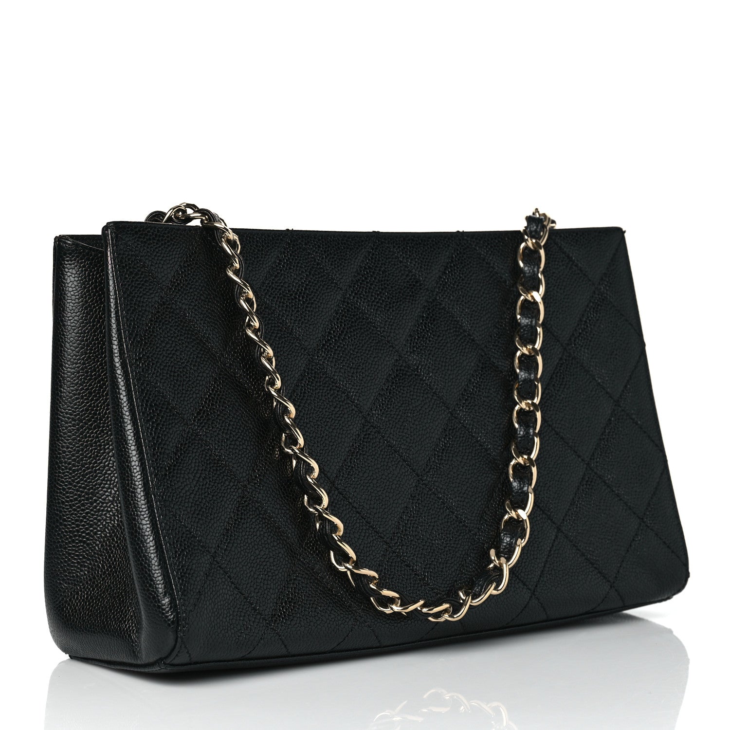 Chanel Caviar Quilted Small Tote Black 3 of 8