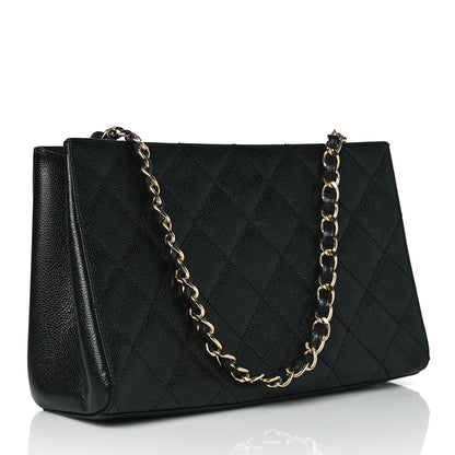 Chanel Caviar Quilted Small Tote Black 3 of 8