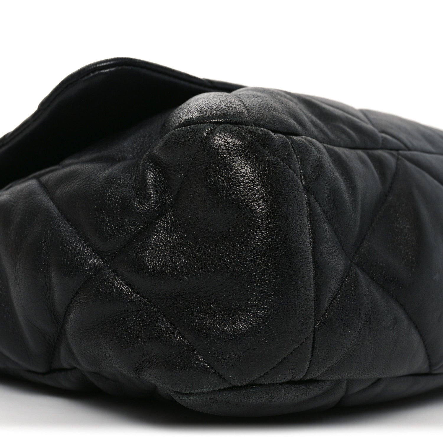 Chanel Lambskin Quilted Maxi Chanel 19 Flap Black 9 of 10