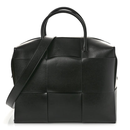 Bottega Veneta Calfskin Maxi Intrecciato Arco Briefcase Black 1 of 12