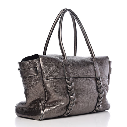 Mulberry Metallic Classic Grain Braided Bayswater 3 of 12