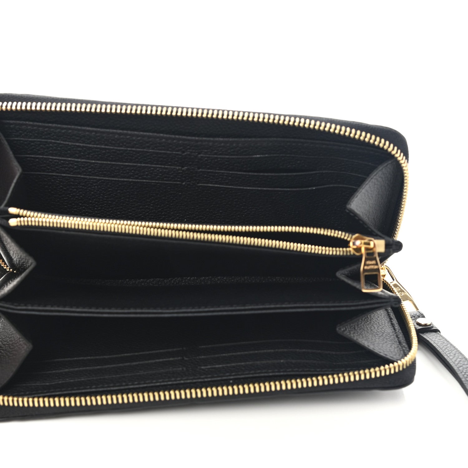 Louis Vuitton Empreinte Zippy Wallet Black 5 of 8