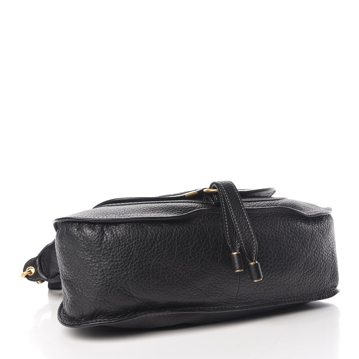 Calfskin Medium Marcie Satchel Black