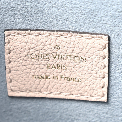 Louis Vuitton Calfskin Lockme Bucket MM Greige 6 of 9