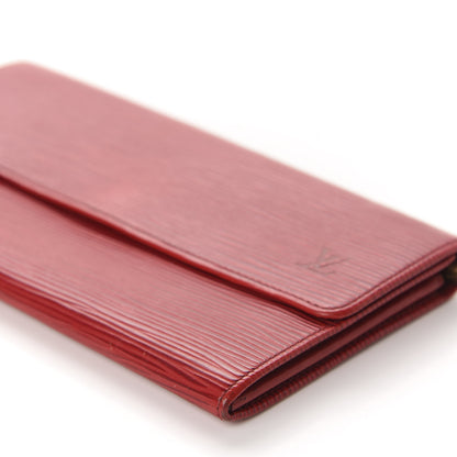 Louis Vuitton Epi Sarah Wallet Castillan Red 7 of 9