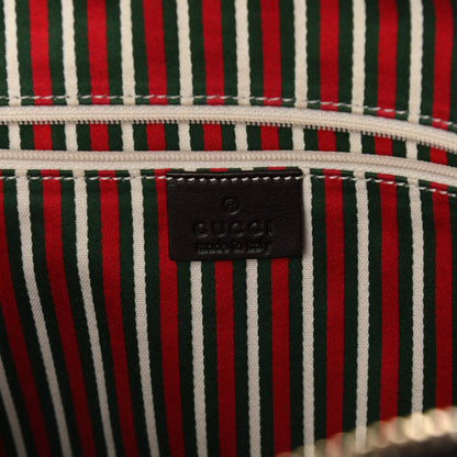 Gucci Monogram New Britt Medium Boston Dark Brown 5 of 8