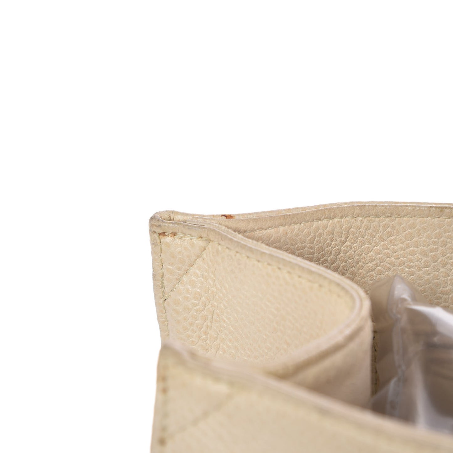 Caviar CC Shopper Tote Beige Clair