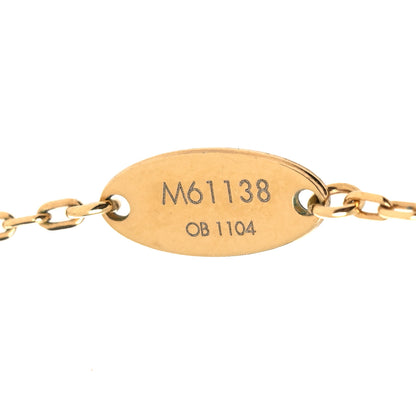 Louis Vuitton Metal LV and Me Heart Necklace Gold 5 of 5