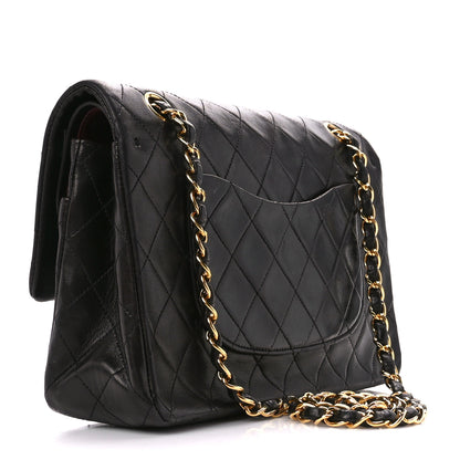 Chanel Lambskin Quilted Medium Double Flap Black 3 of 13