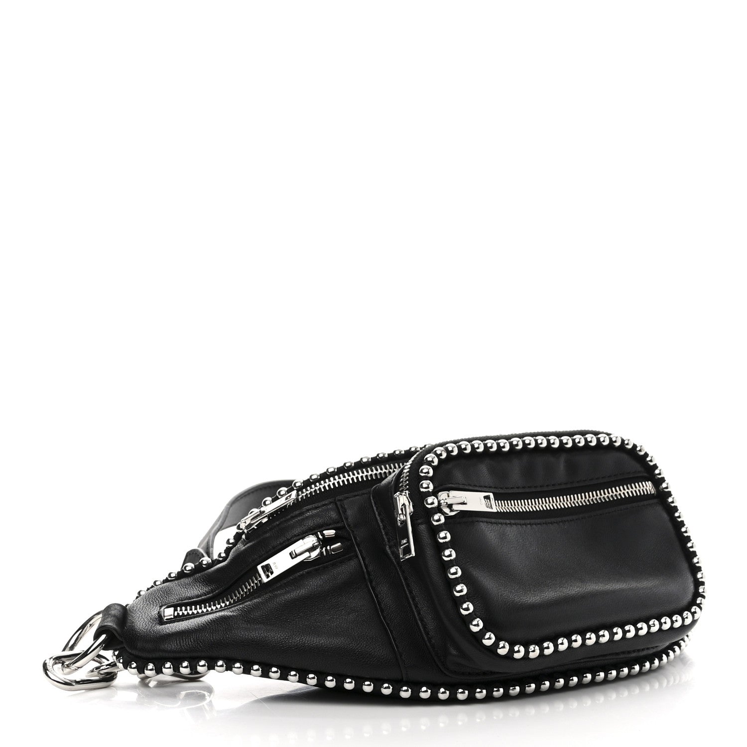 Alexander Wang Lambskin Attica Studded Belt Bag Black 4 of 9