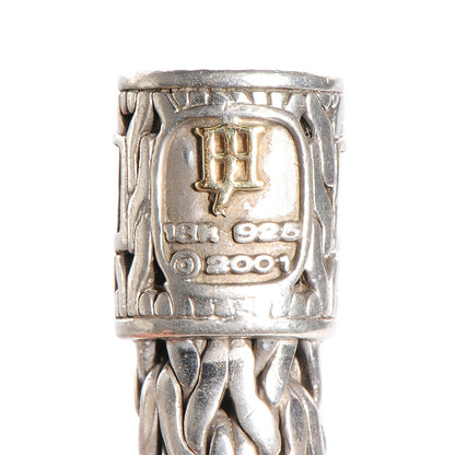 John Hardy Sterling silver Pave Diamonds Classic Chain Clasp Bracelet Medium 5 of 6